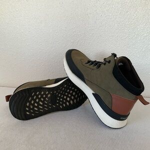 Kenneth Cole Life Light High-Top Sneakers | Men’s 9 Olive Brown Casual